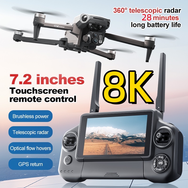Drone RC Quadricoptère 8K avec - Drone Camera With Gimbal avis et prix
