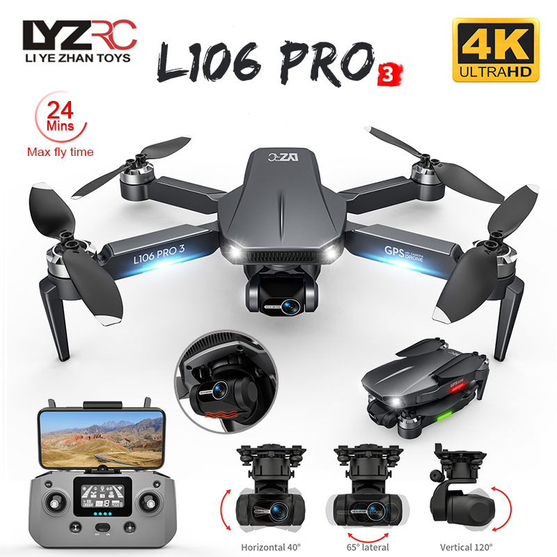 Drone L106 Pro 3 5G WIFI FPV P - Drone Camera Professional avis et prix