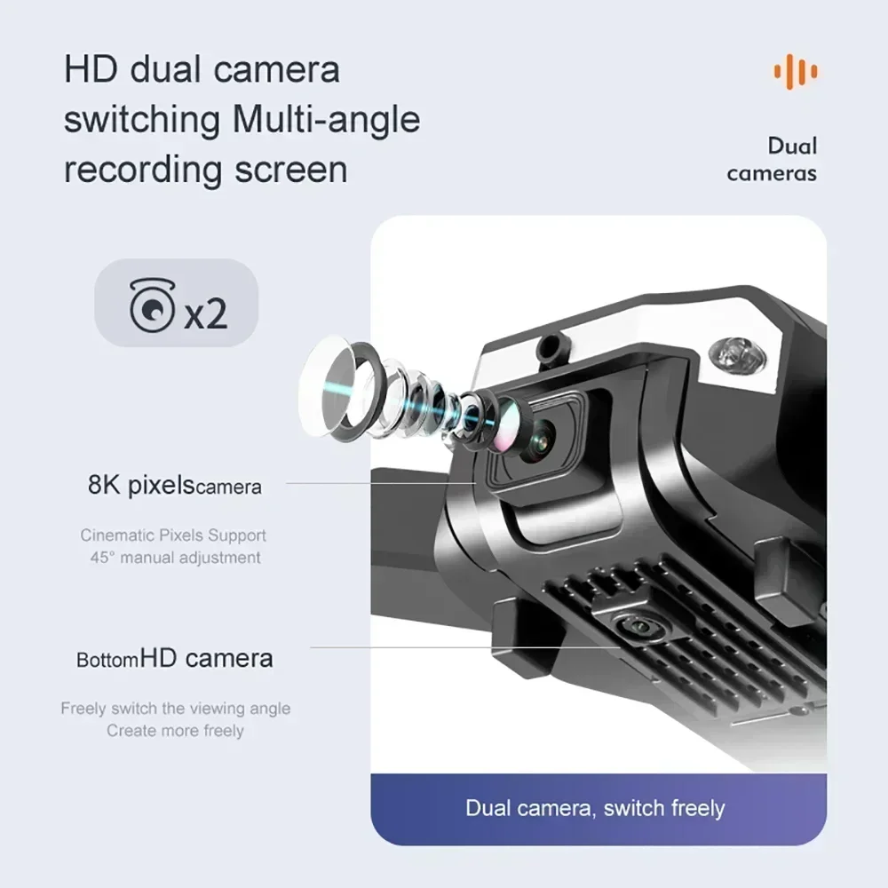 Drone G6 Pro 8K à double camér - Drone Camera Mount avis et prix