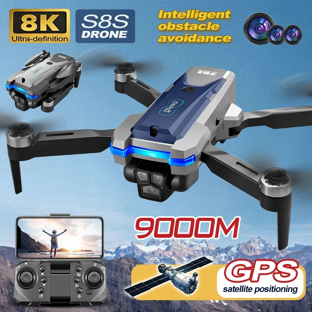 Drone GPS S8S 5G Wifi 8K HD po - Drone Camera Mount avis et prix